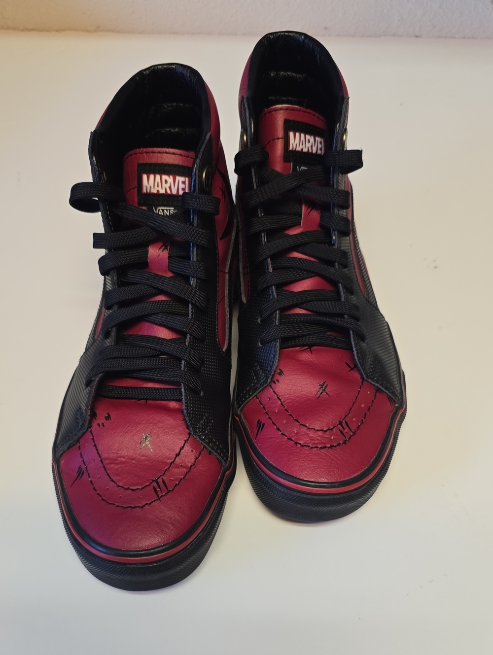 Vans Marvel Men's High-Top Sneakers - Red & Black
